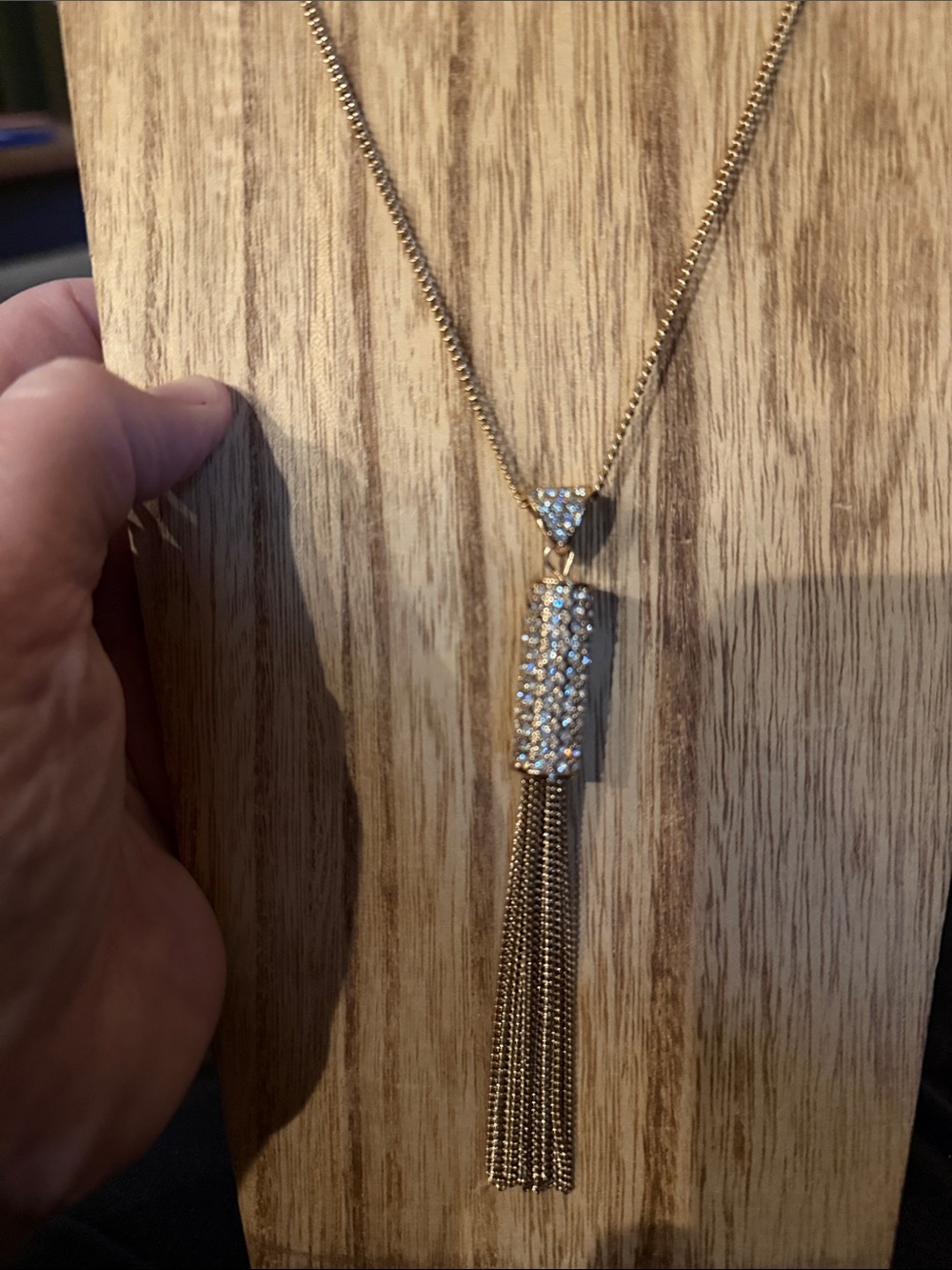 Nicole Miller Long Tassel Necklace